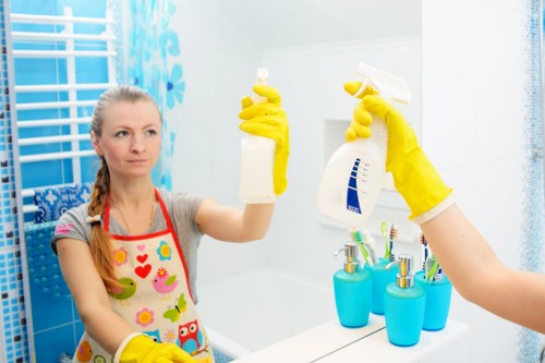 Professional oven cleaner in Collierswood removing grease from a kitchen oven