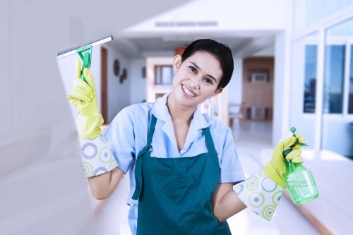 Cleaners updating records after resolving a complaint
