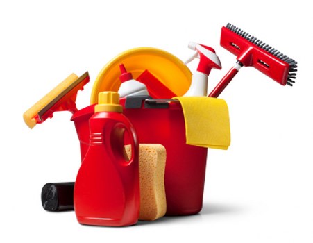 Trained cleaner using safe cleaning practices in Collierswood